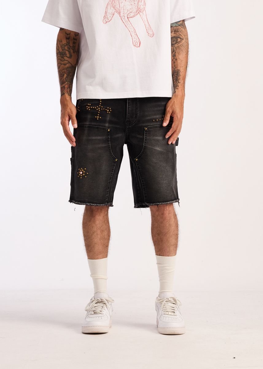 SHADOW SHORTS (WASHED BLACK)