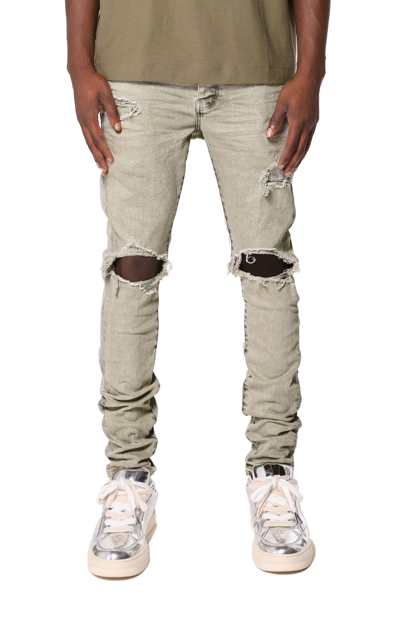 Skinny Coated Seam - Green