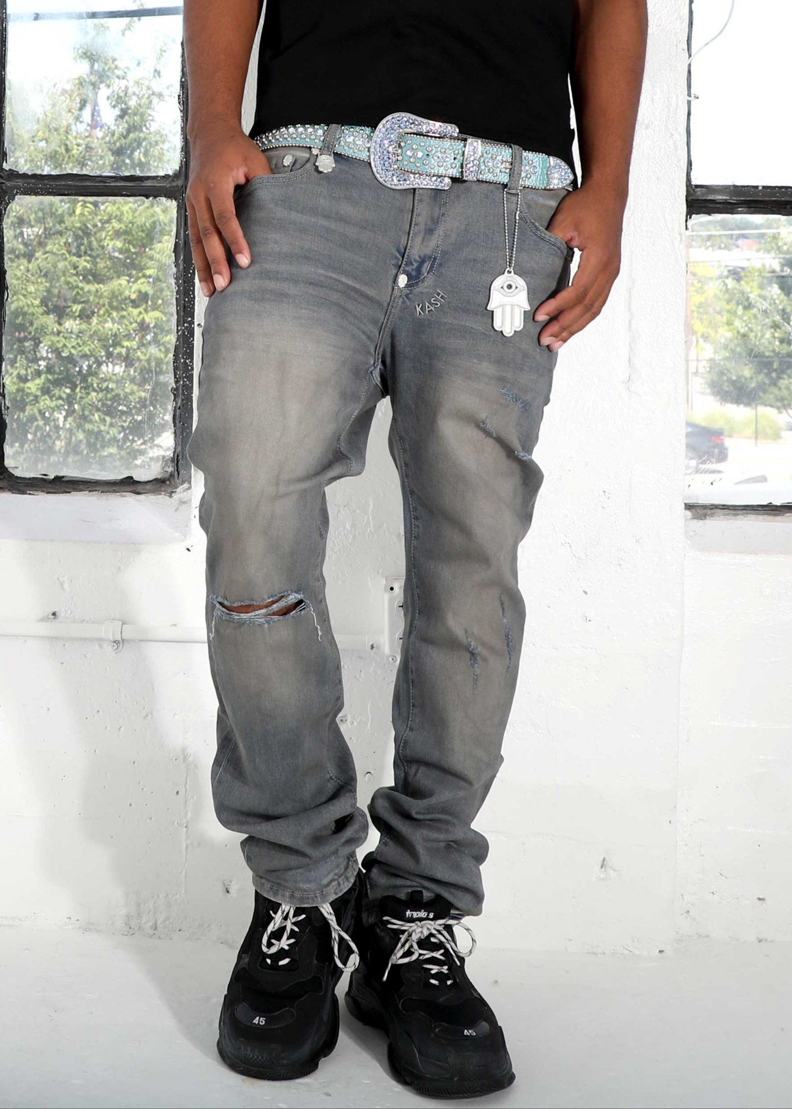 KASH Hamsa-24-S STACKED Denim - Deep Grey - Image 9