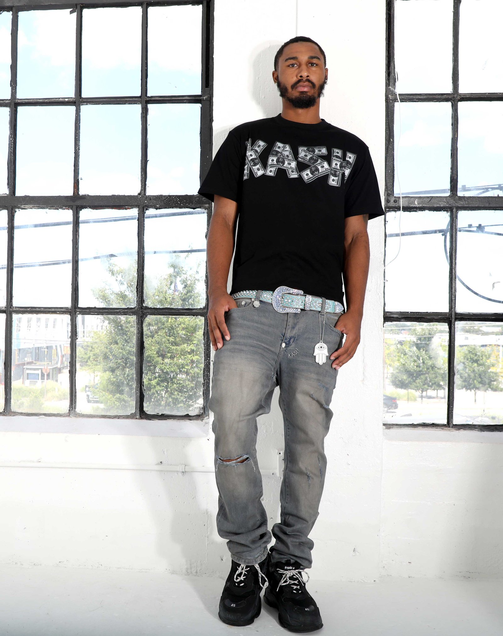 KASH Hamsa-24-S STACKED Denim - Deep Grey - Image 13