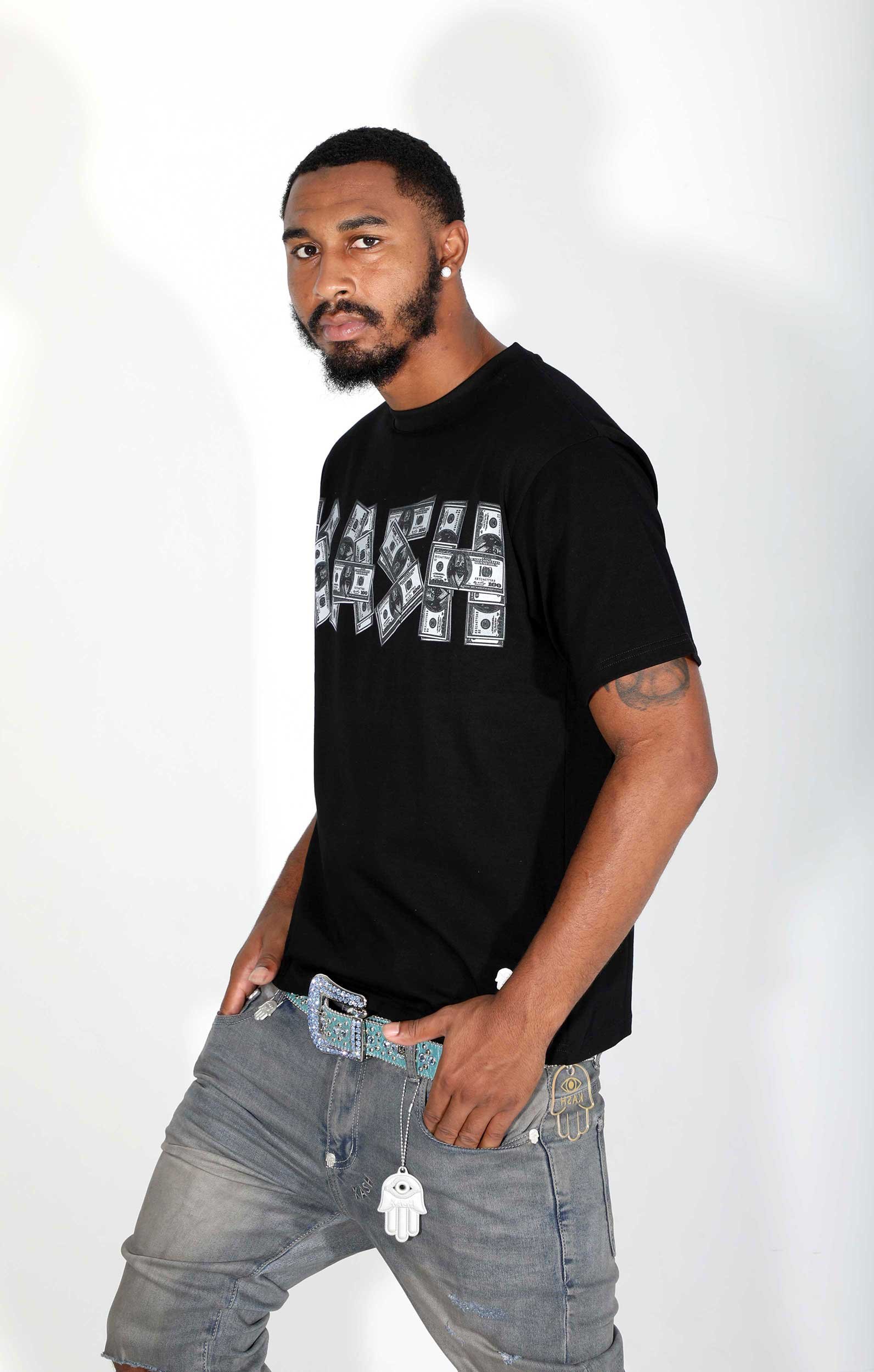 Kash $$$ Tee - Black - Image 7