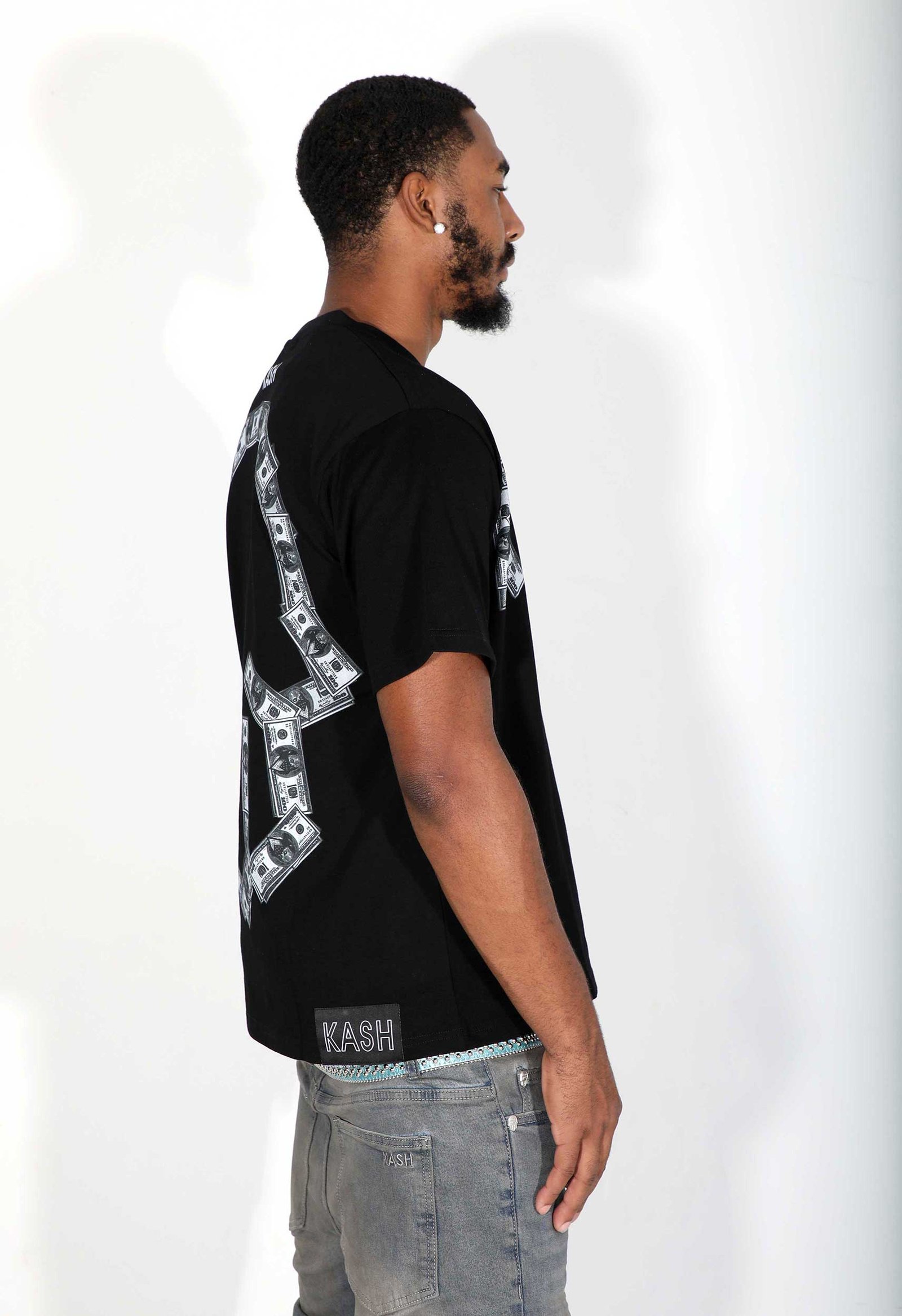 Kash $$$ Tee - Black - Image 11