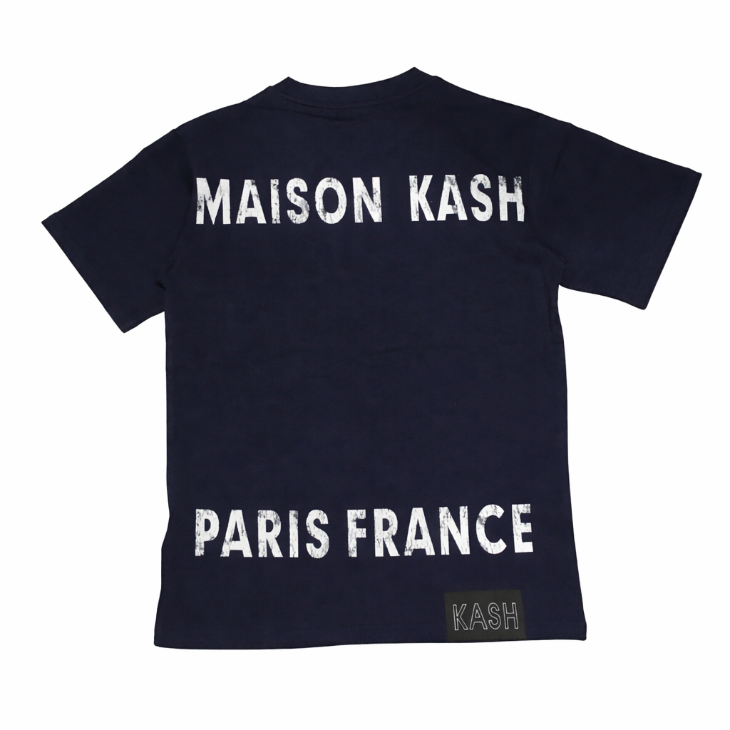 Maison Kash Tee - Navy - Image 3