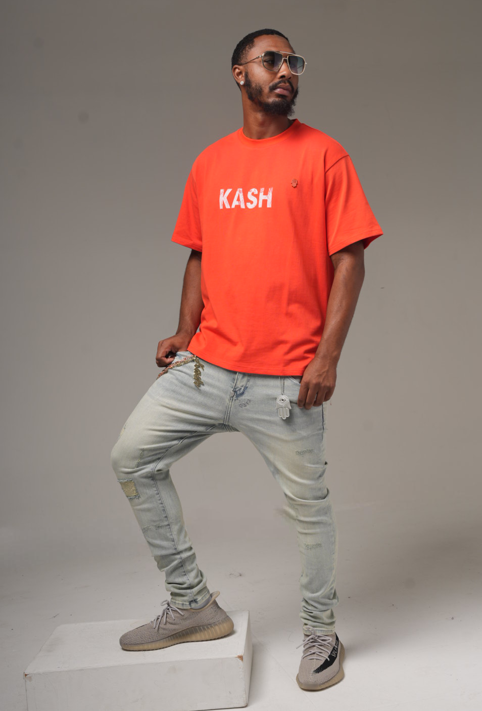 Maison Kash Tee - Orange - Image 5