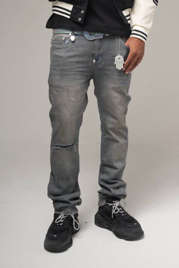 KASH Hamsa-24-S STACKED Denim - Deep Grey - Image 2