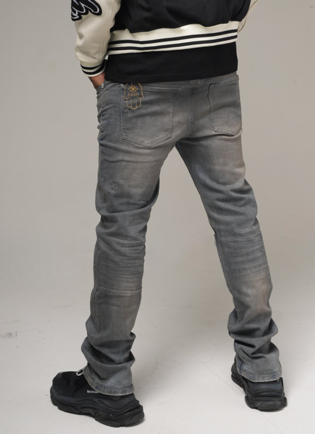 KASH Hamsa-24-S STACKED Denim - Deep Grey - Image 3