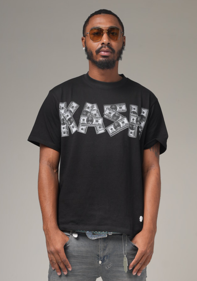 Kash $$$ Tee - Black - Image 4