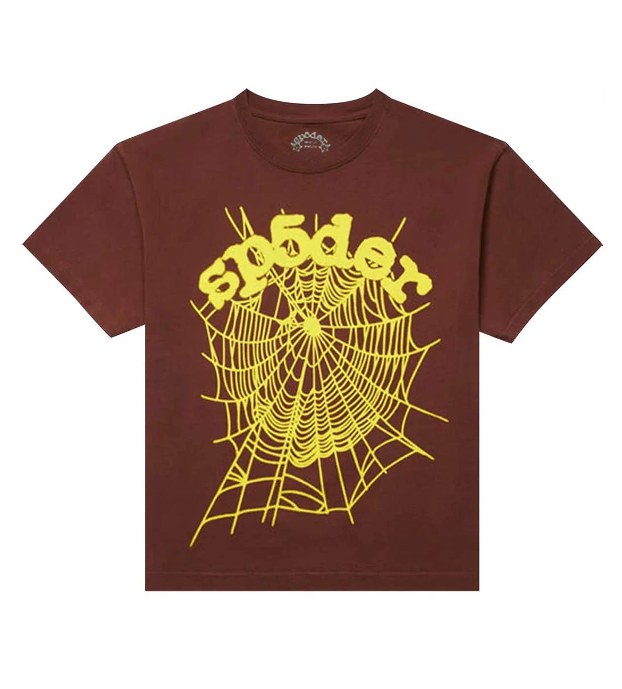 Sp5der OG Web Tee - Brown