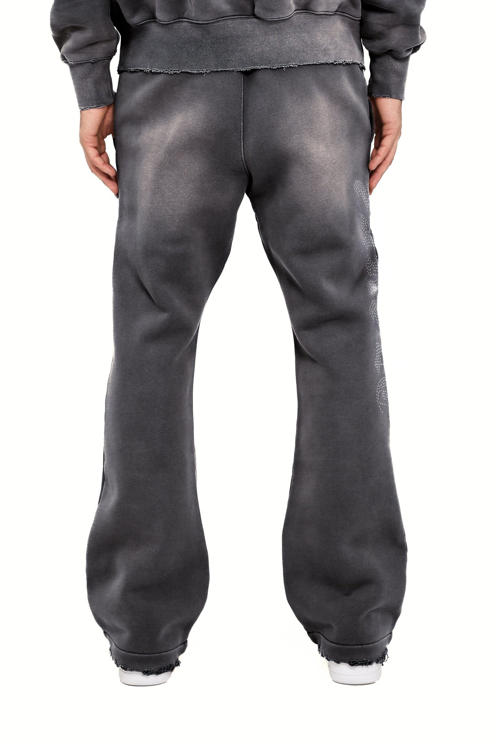 Hwt Fleece Flared Pant - Black - Image 2