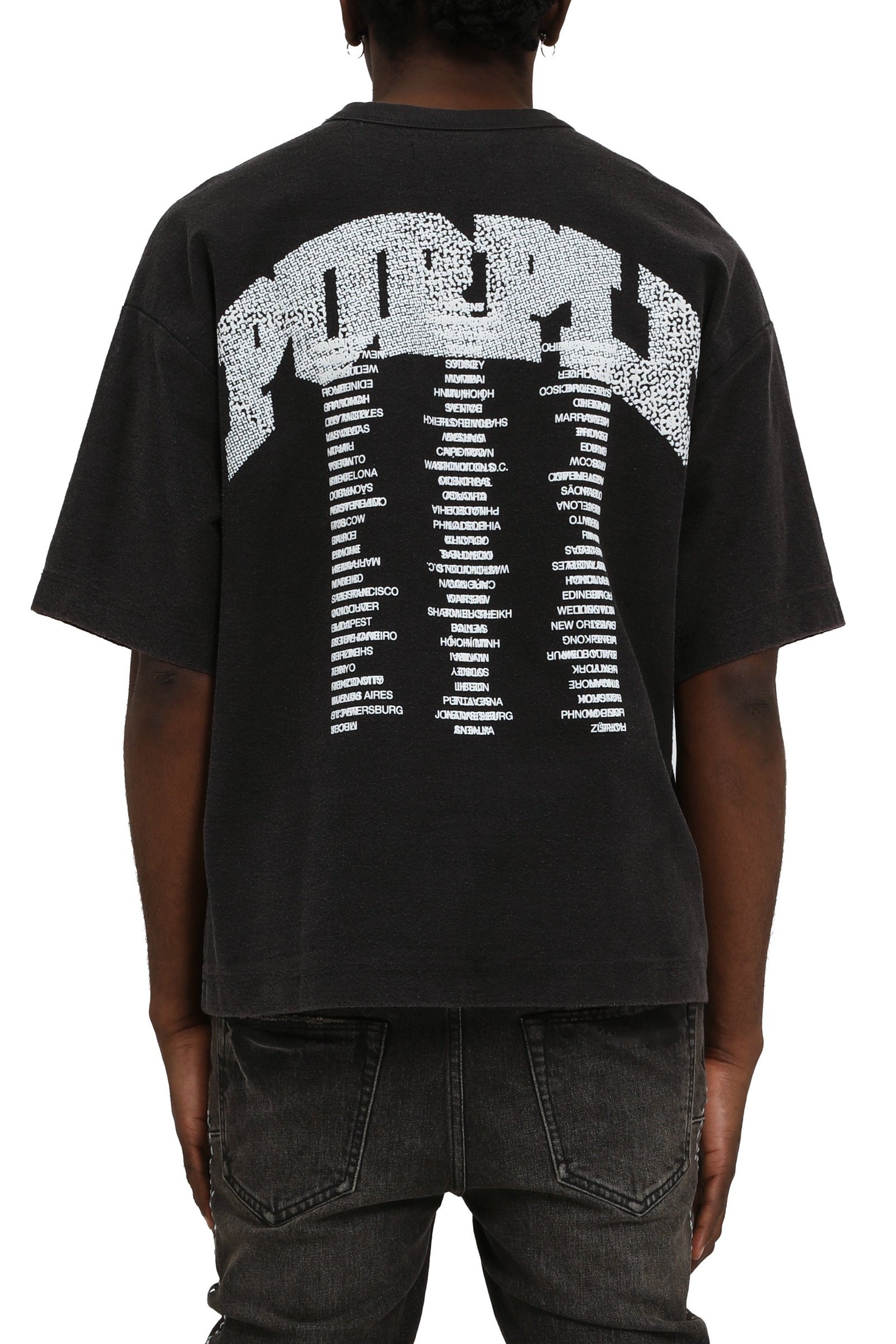 Hwt Textured Jersey Ss - Black - Image 2