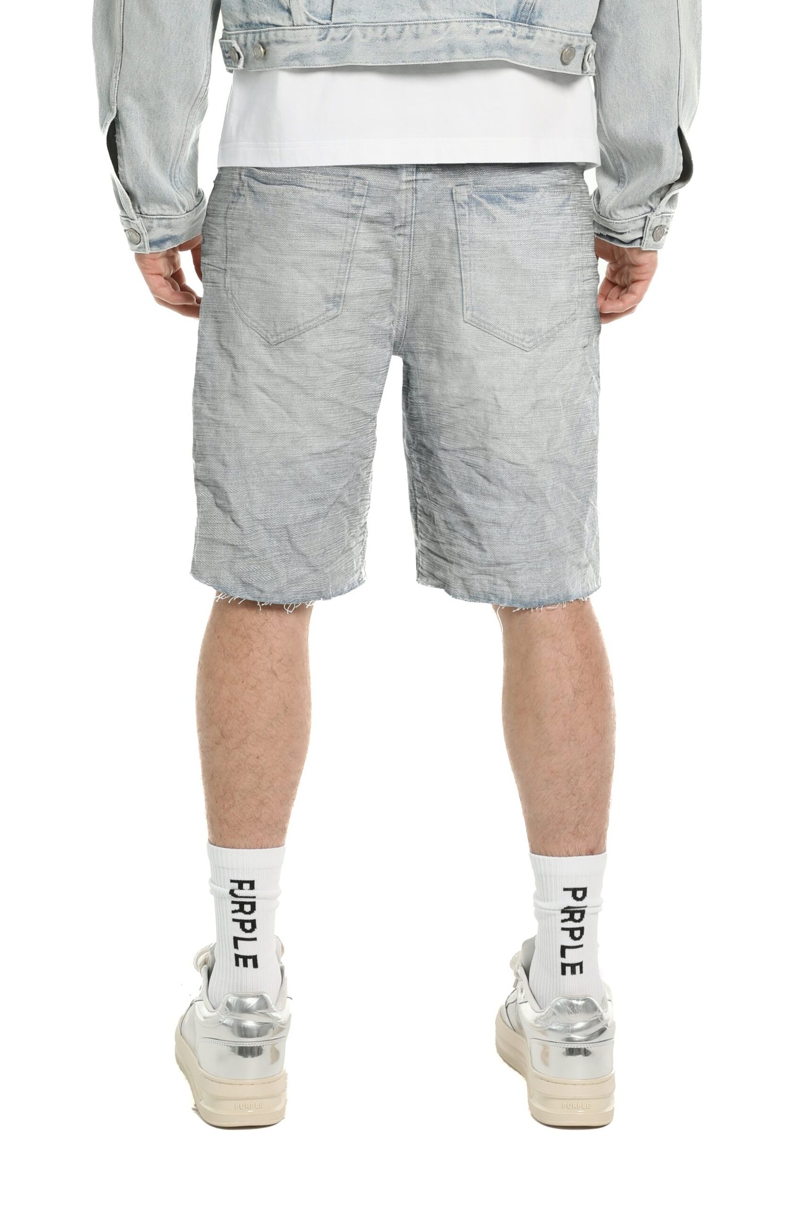 Vintage Slub Shorts - Light Indigo - Image 2