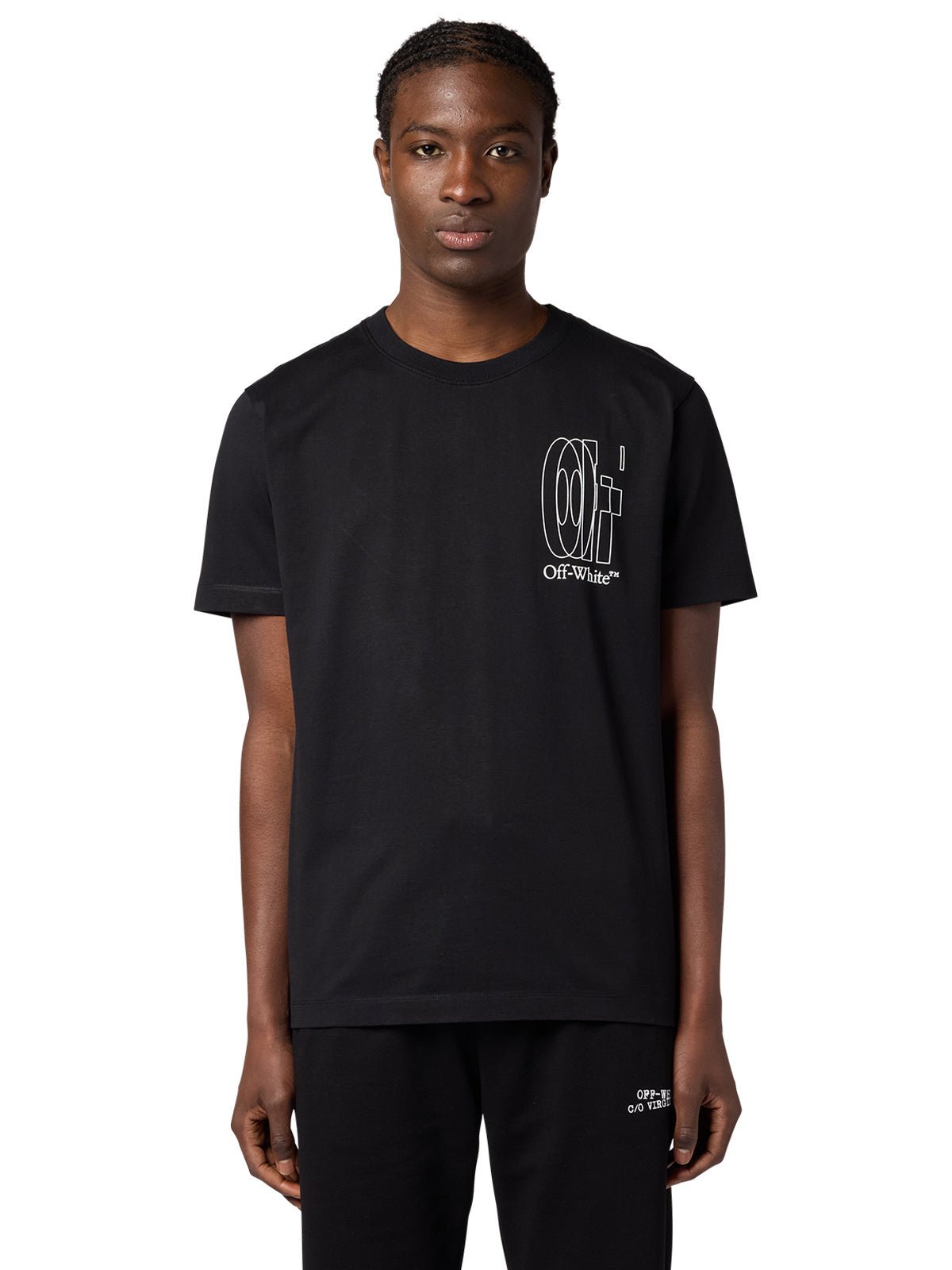 BIG DOUBLE ARROW S/S SLIM TEE - BLACK